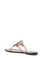 Tory Burch Miller Logo Jelly Sandals Brown