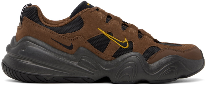 Photo: Nike Brown Tech Hera Sneakers