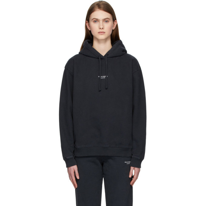 Black acne studios online hoodie