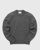 Ami Paris Tonal Ami De Coeur Crewneck Sweater Grey - Mens - Pullovers