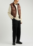 Moncler Grenoble Day-Namic Ollon Quilted Shell Gilet Orange