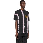 Palm Angels Black Tie-Dye Butterfly T-Shirt