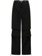 Dion Lee Black Organic Cotton Parachute Trousers