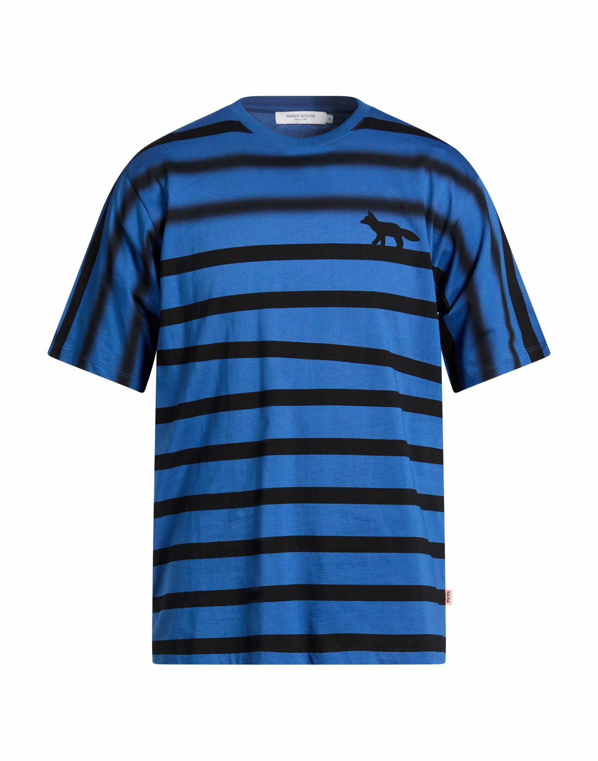 Maison Kitsuné Mens T-shirt in Blue