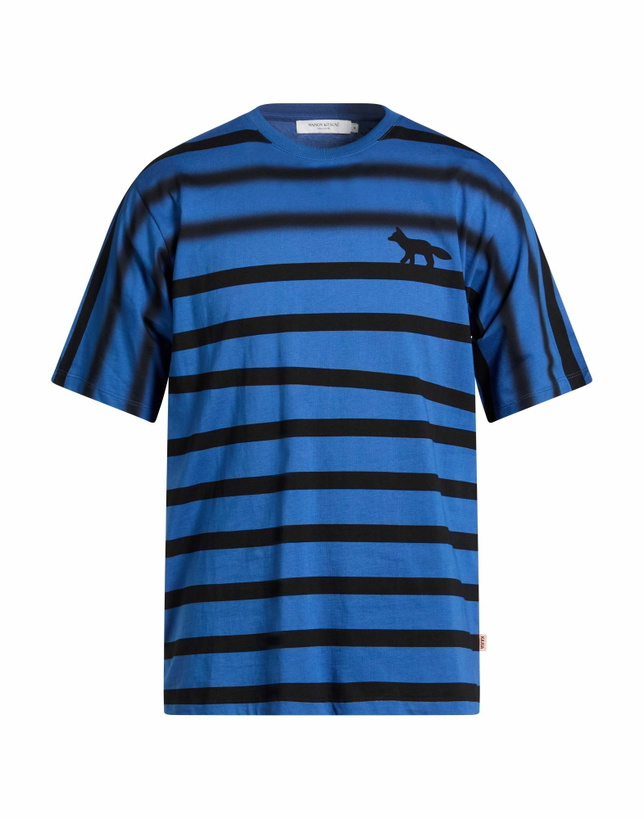 Photo: Maison Kitsuné Mens T-shirt in Blue