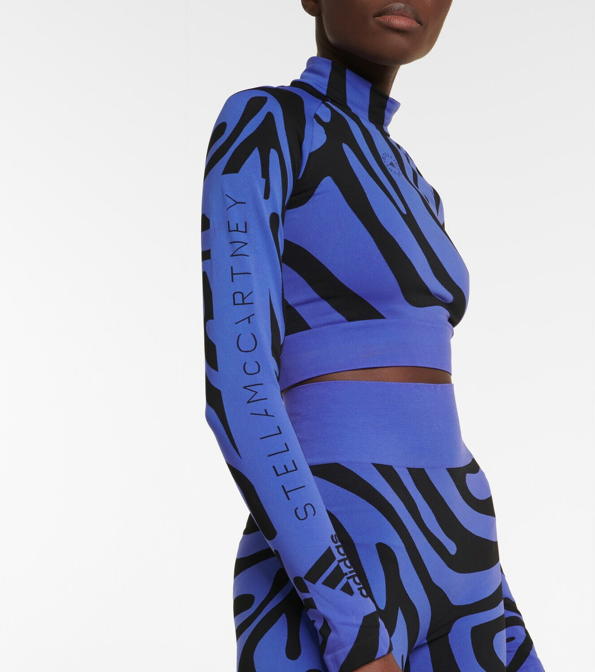 Stella McCartney Multi Crop Top Knitted With Multi Stripes main image 1