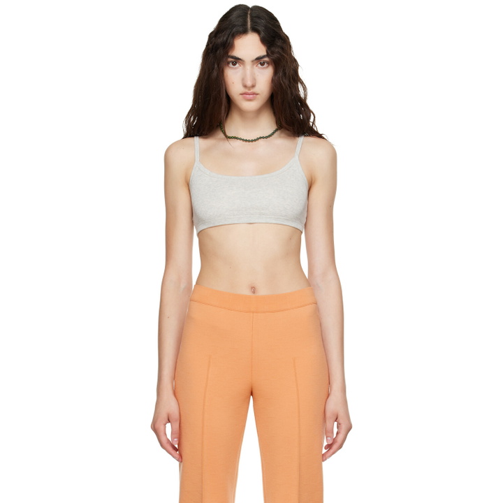 Photo: FLORE FLORE Gray Bibi Bralette