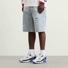 ICECREAM Men's Running Dog Denim Shorts in Heavy Wash Blue