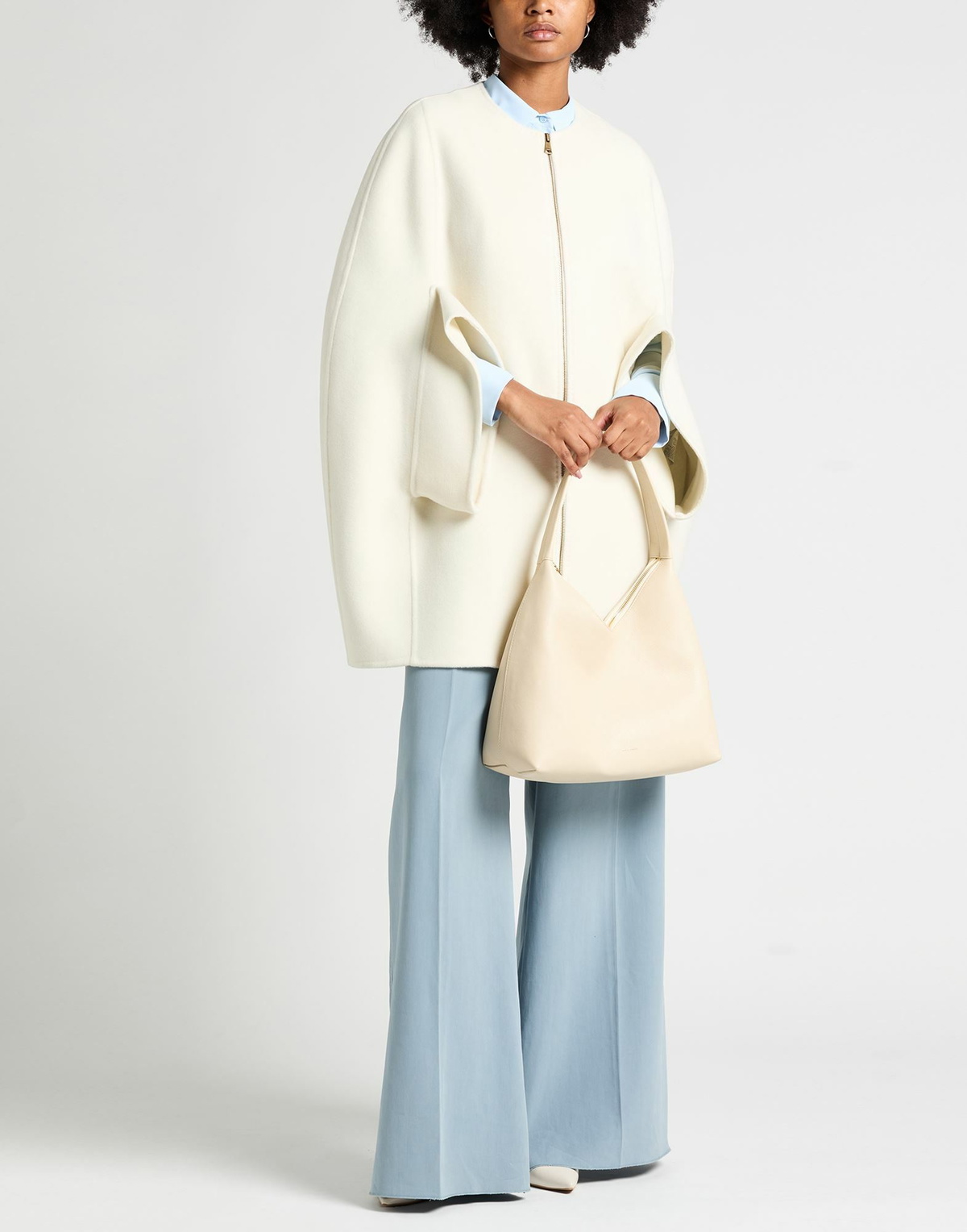 Max Mara Womens Cape Ivory