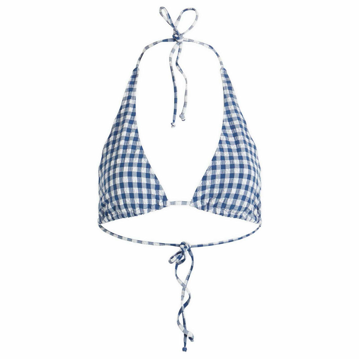 Fruity Booty Women's Marina Bikini Top in Navy/White