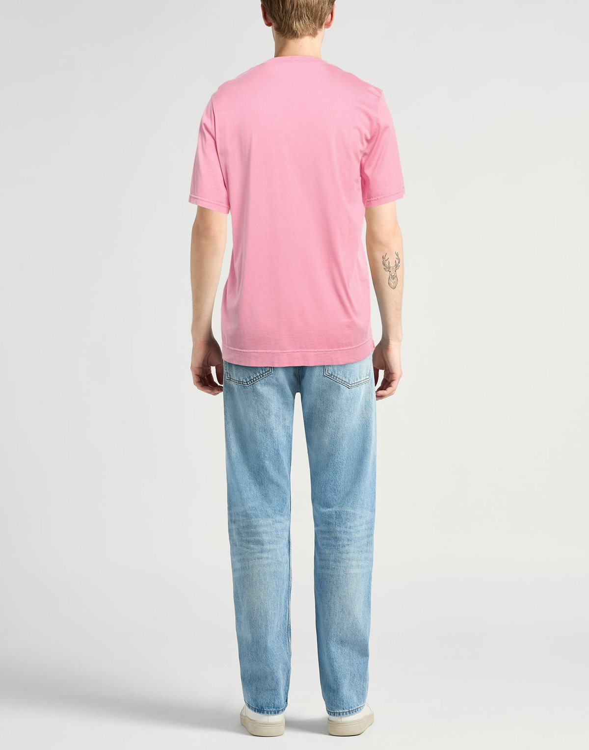 Fedeli Mens T-shirt in Pink