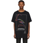 Balmain Black Oversized Print T-Shirt