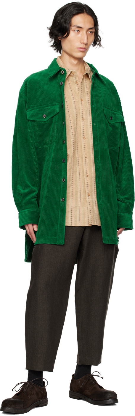 UMA WANG Brown Patrick Trousers