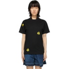 Perks and Mini SSENSE Exclusive Black Embroidered T-Shirt