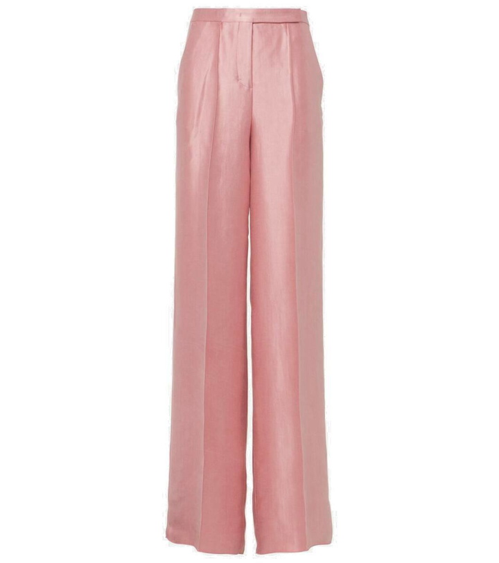 Photo: Dorothee Schumacher Slouchy Elegance satin wide-leg pants