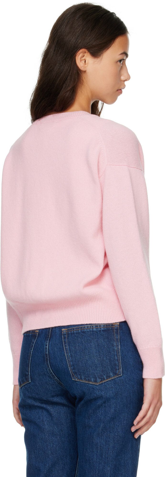 &Daughter Navy Ada Crewneck Cardigan