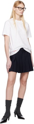 SHUSHU/TONG White Beaded Floral T-shirt