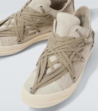 Rick Owens Megalace suede sneakers