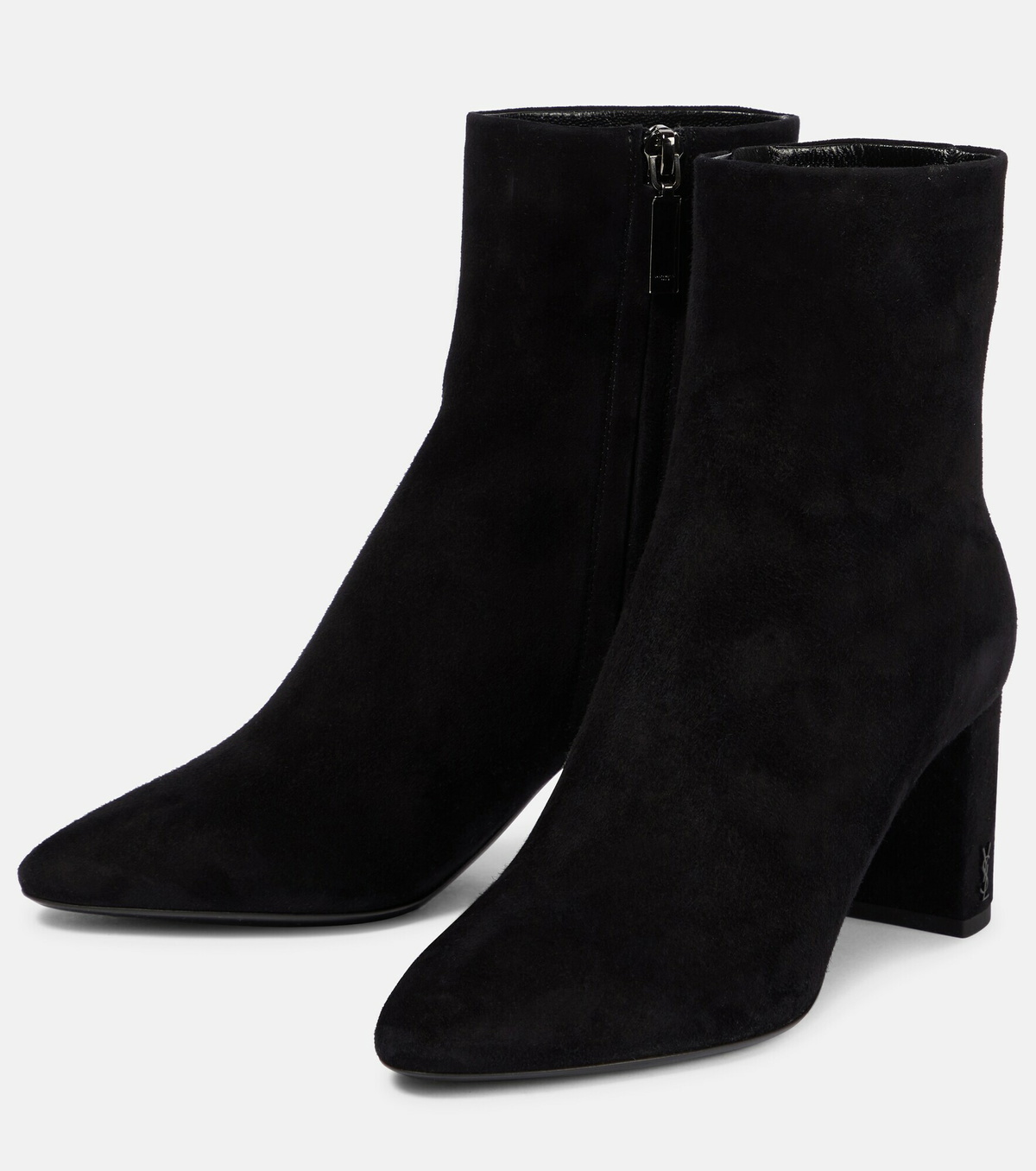 Saint laurent lou store suede ankle boots