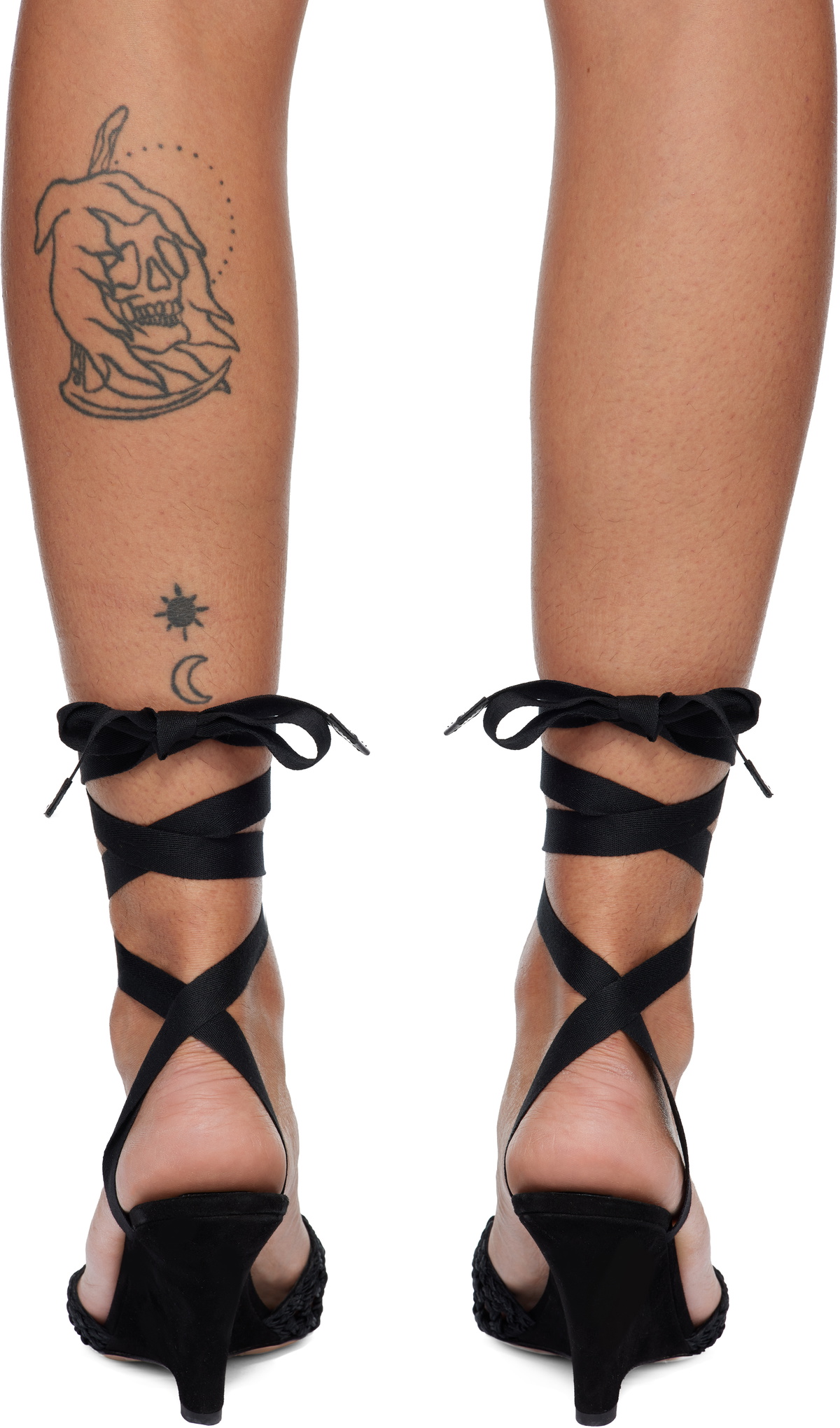 JACQUEMUS Black 'The high espadrilles' Heels