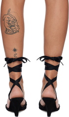 JACQUEMUS Black 'The high espadrilles' Heels