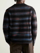 Paul Smith - Striped Knitted Cardigan - Black