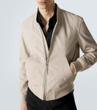 Tom Ford Printed leather bomber jacket