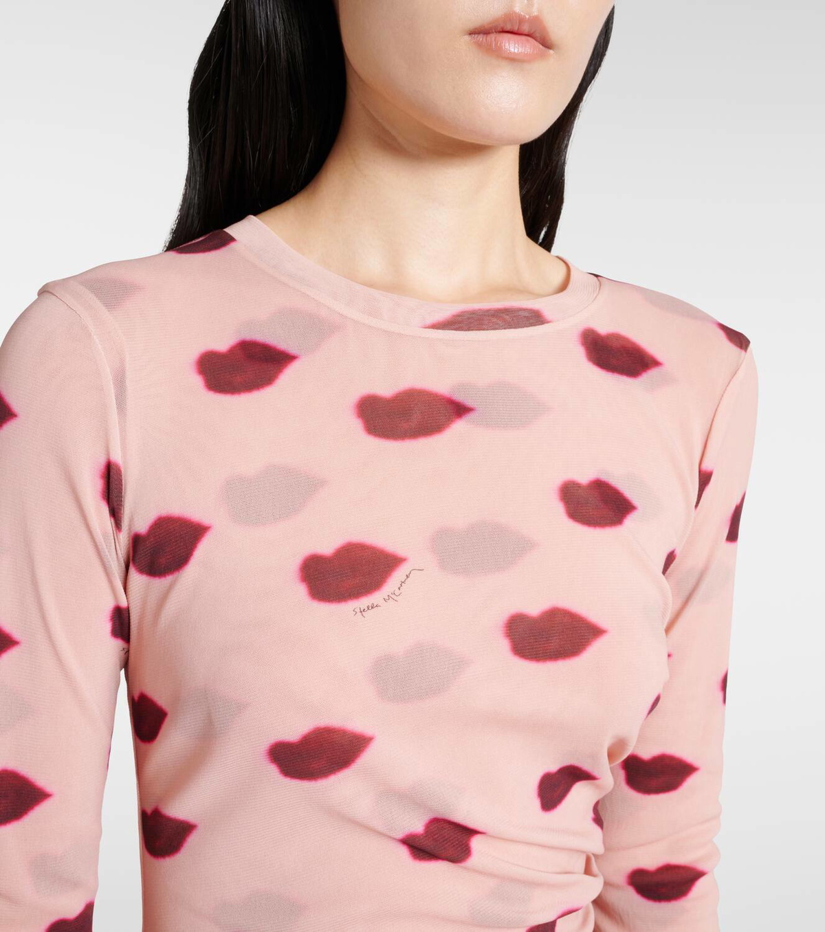 【送料&関税込】Stella McCartney Crystal Lips T-shirt Stella McCartney Crystal Lips T-Shirt in Pure White – LOZURI®