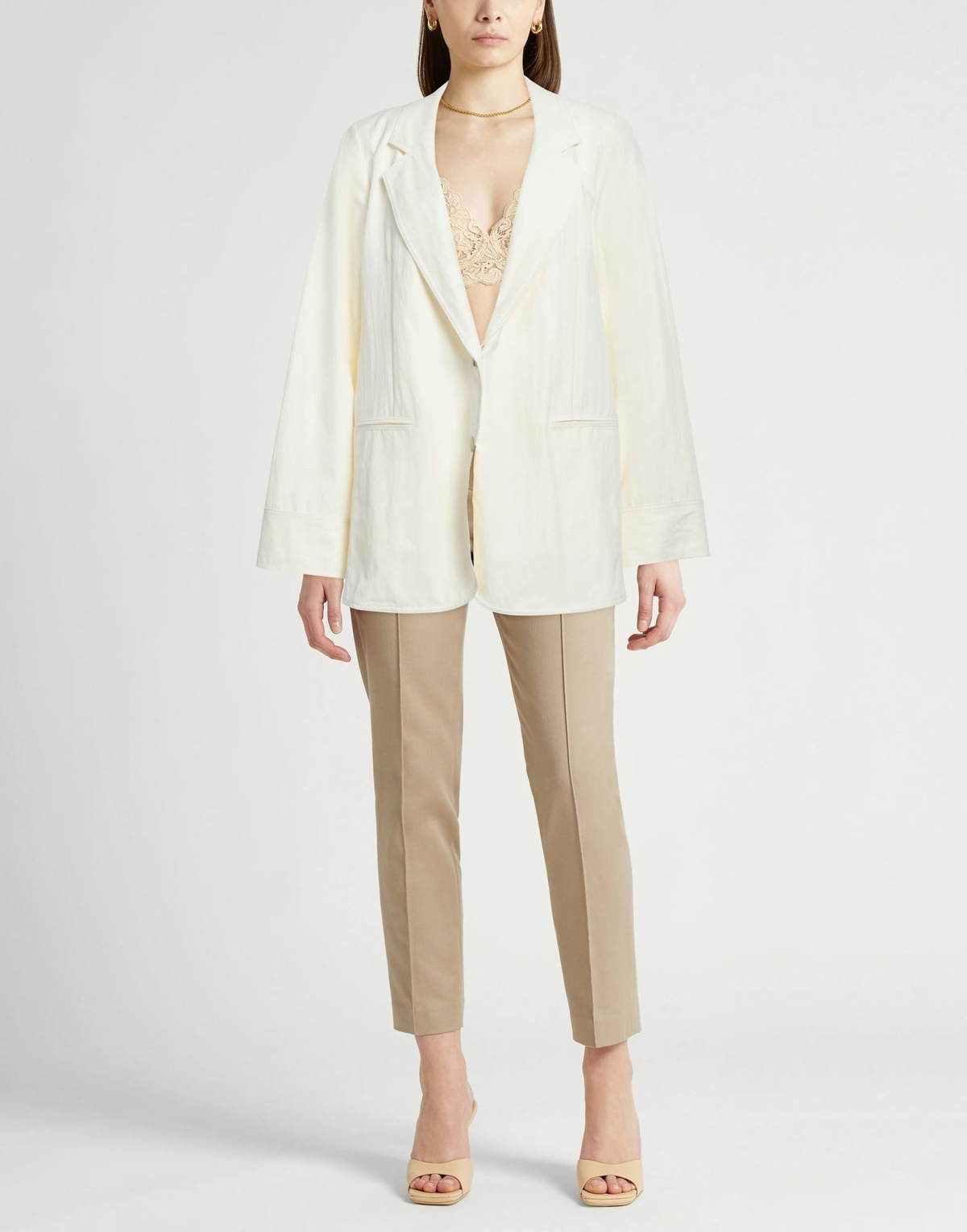 Forte_forte Womens Blazer Ivory