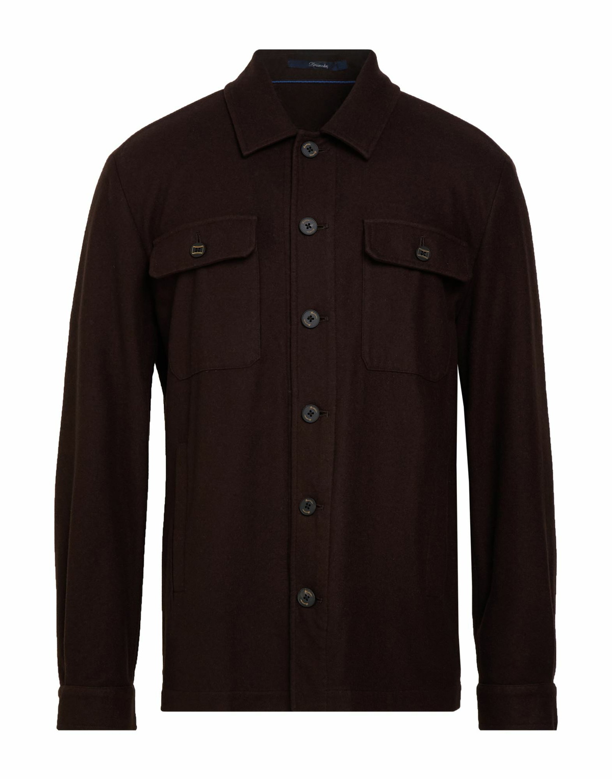 Drumohr Mens Jacket Dark in Brown