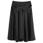 Maison Margiela Women's Midi Skirt in Black