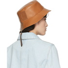 Loewe Tan Leather Fisherman Bucket Hat