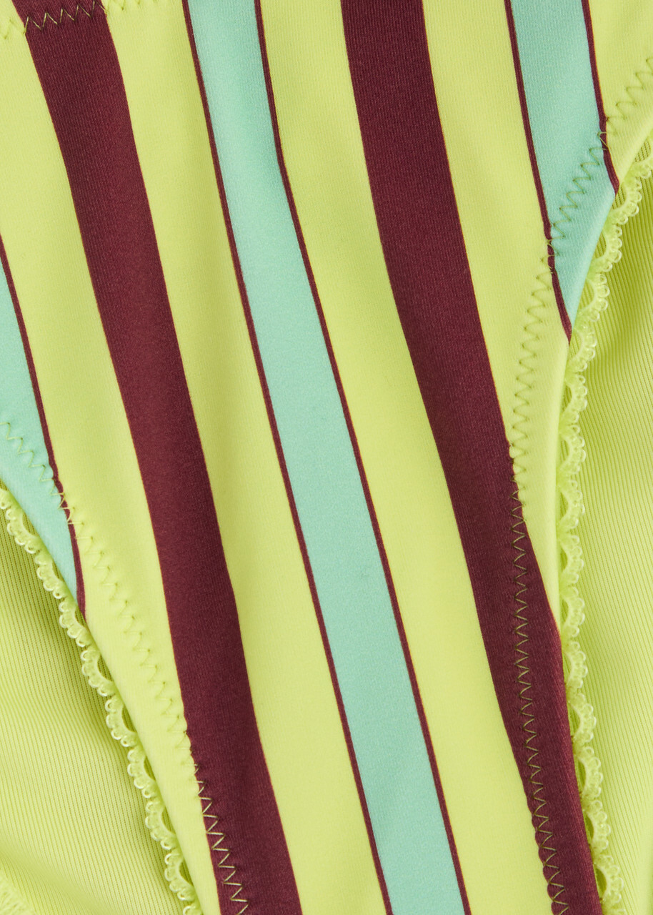 Damson Madder Striped Bikini Briefs Multicoloured