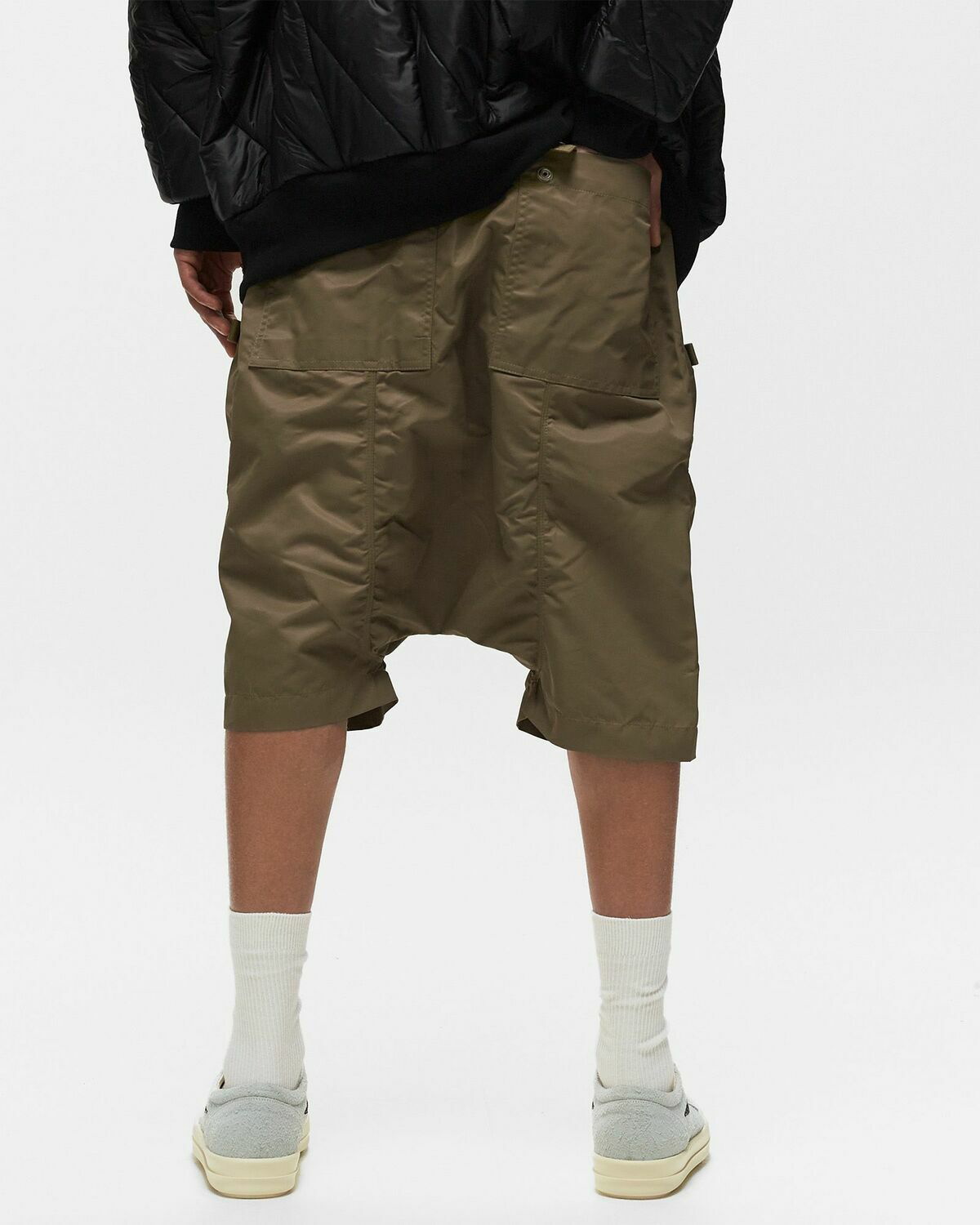Rick Owens Fogachine Bauhaus Cargo Shorts White Men's - SS22