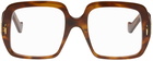 LOEWE Brown Anagram Glasses