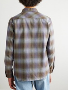 A.P.C. - Trek Checked Cotton-Flannel Shirt - Gray