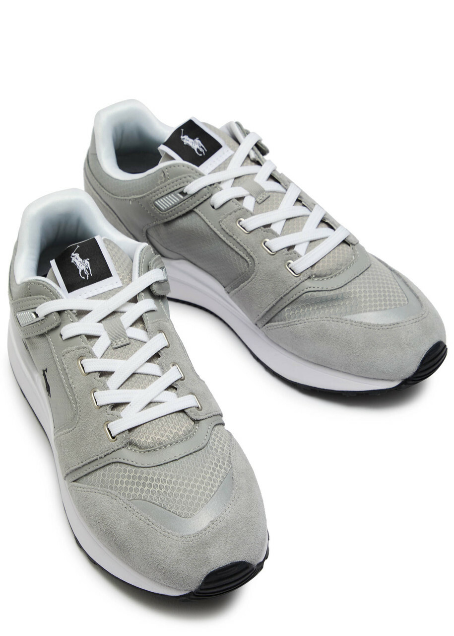 Polo Ralph Lauren Train 89 Panelled Mesh Sneakers Grey