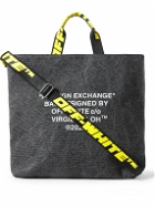 Off-White - Hard Core Printed Webbing-Trimmed Canvas Tote
