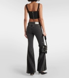 Dion Lee Darted mid-rise flared jeans
