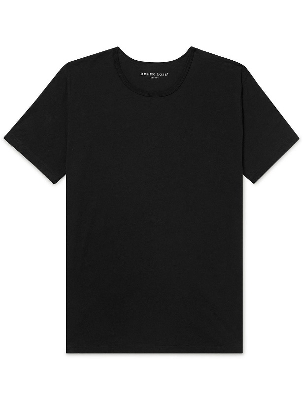 Photo: Derek Rose - Cotton-Jersey T-Shirt - Black