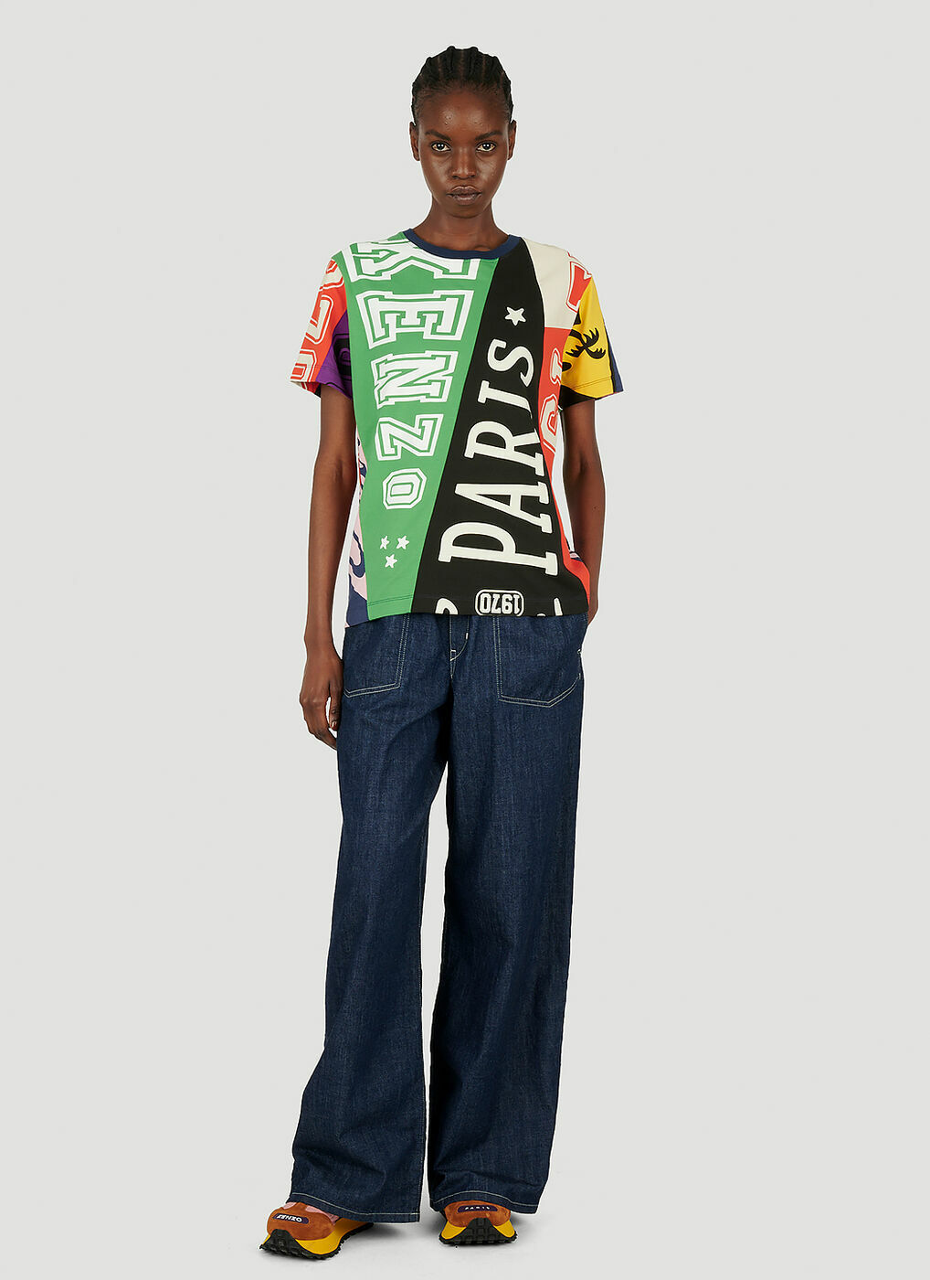 Nautical Kenzo Flags Oversized Tee Lサイズ Kenzo - Flag T-Shirt in Green Kenzo