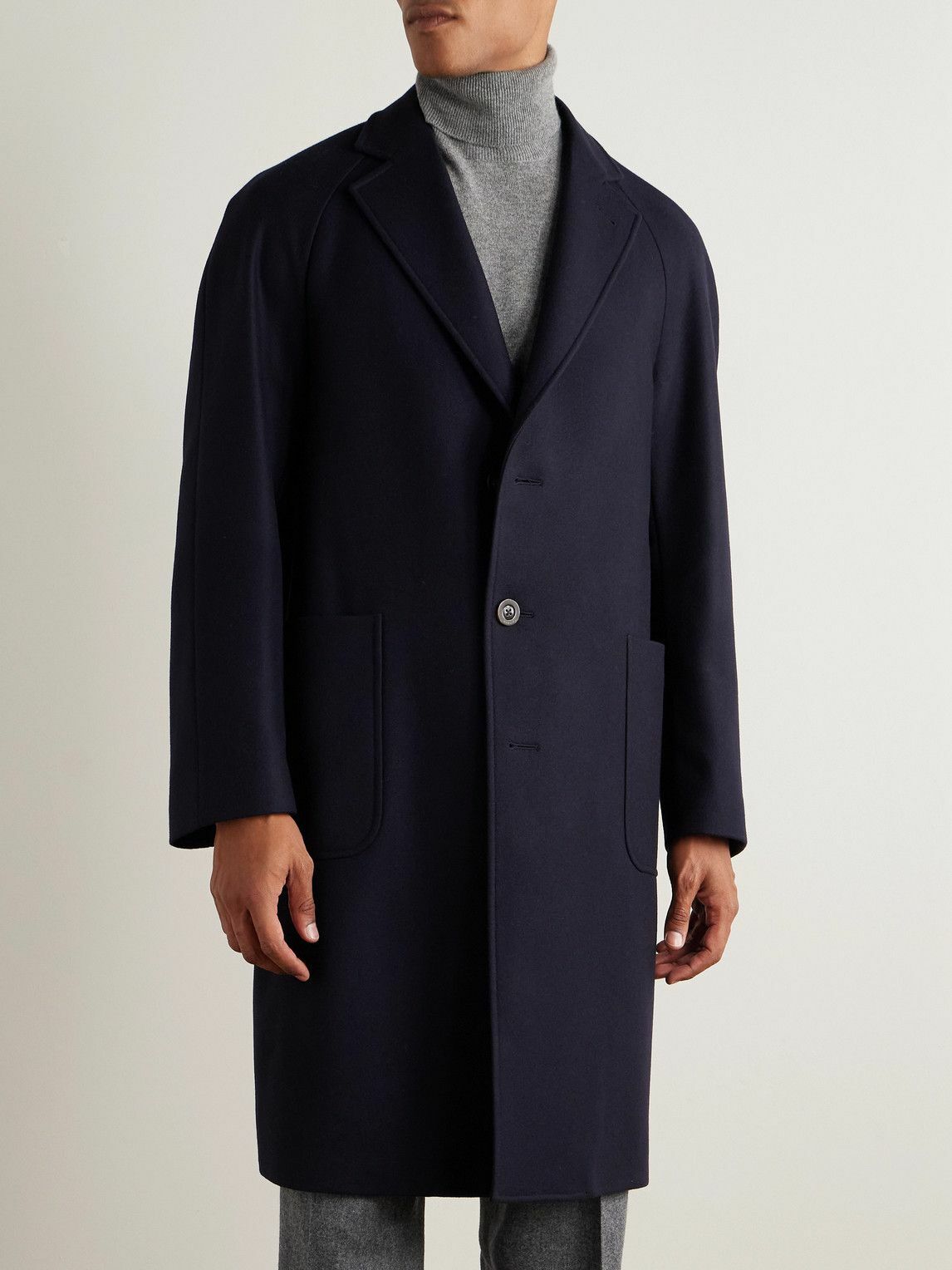 Boglioli - Virgin Wool-Blend Coat - Blue Boglioli