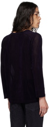 NEEDLES Purple Raglan Long Sleeve T-Shirt