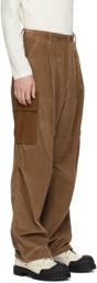 Moncler Brown Four-Pocket Cargo Pants