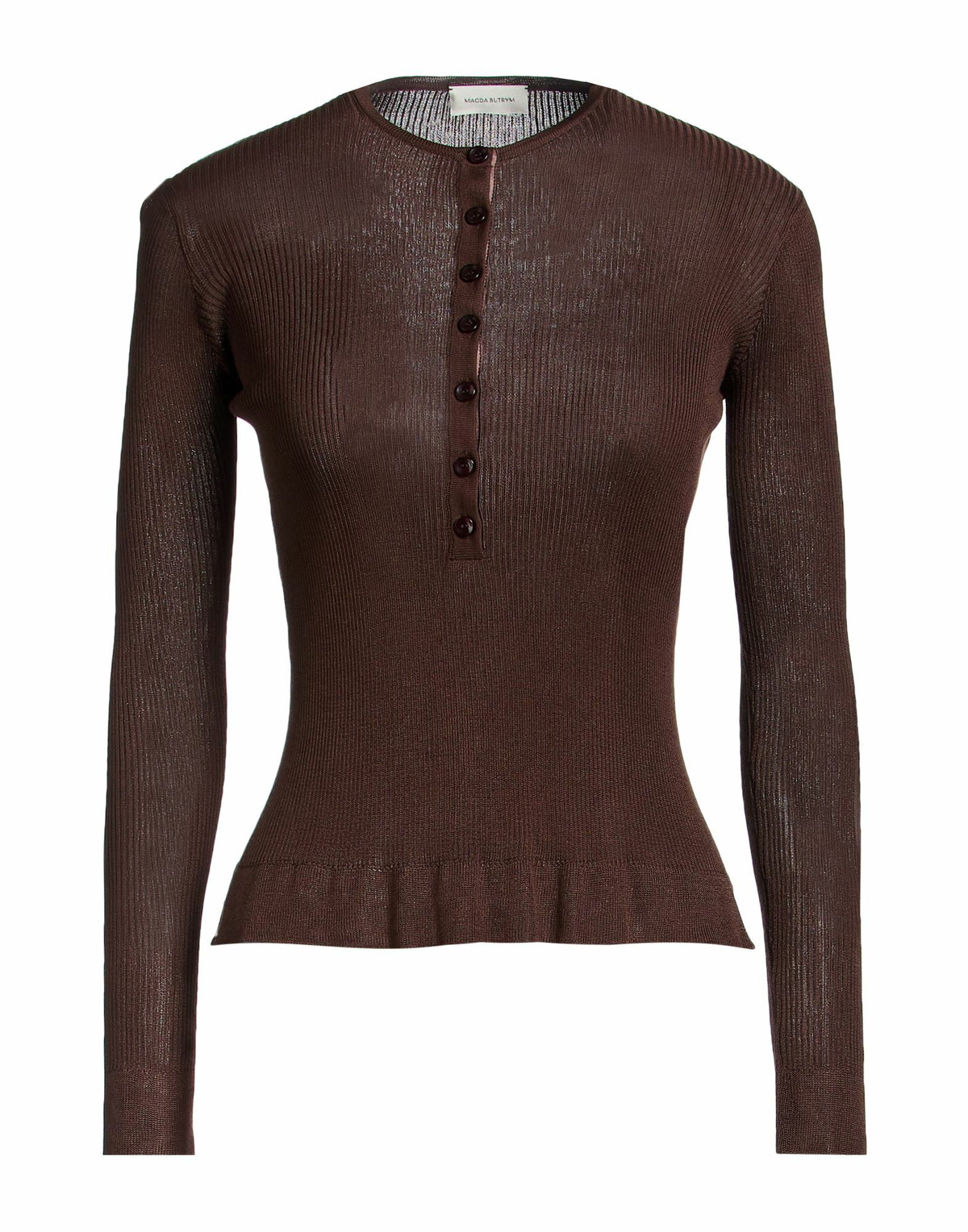Magda Butrym Womens Sweater Chocolate in Brown