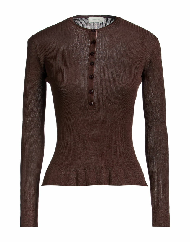 Photo: Magda Butrym Womens Sweater Chocolate in Brown