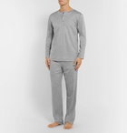 Zimmerli - Mélange Cotton-Jersey Pyjama Set - Men - Gray