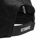 Vetements Men's Anarchy Logo Cap in Black