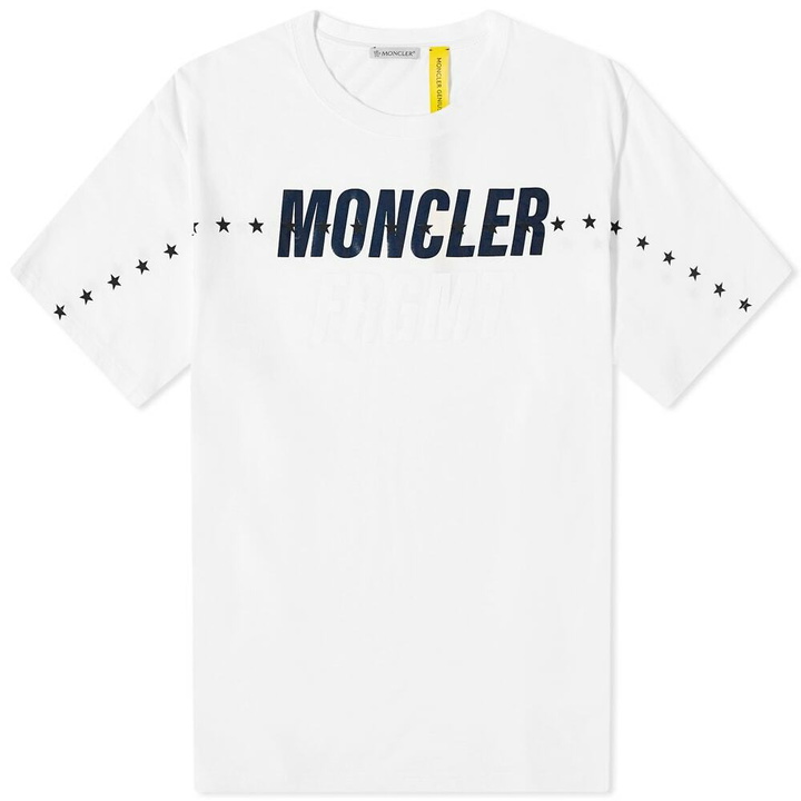 Photo: Moncler Men's 7 FRGMT Hiroshi Fujiwara Star Print T-Shirt in White