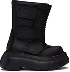 R13 Black Chunky Racing Boots